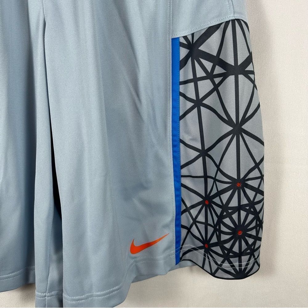 NWT Nike Men’s Kevin Durant KD Light Blue & Gray Dri-Fit Basketball Shorts M - Picture 13 of 15